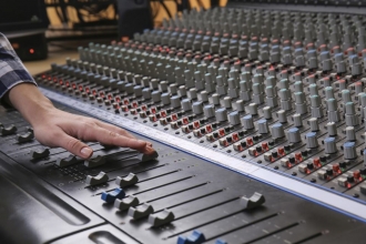 Musikstudio Mischpult