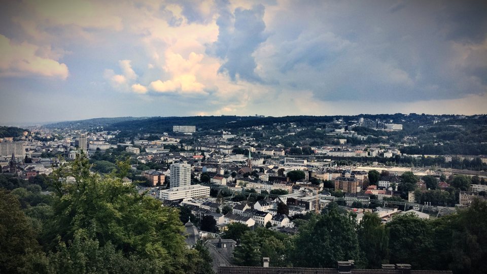 Luftbild von Wuppertal